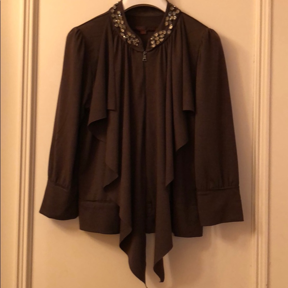 A Common Thread Brown Knit Jacket - image 1